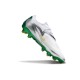 Nike Phantom 6 Low Elite Gras Voetbalschoenen Wit Zilver Groen
