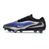 Nike Phantom 6 Low Elite Gras Voetbalschoenen Blauw Zwart Zilver