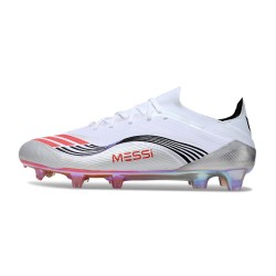 Adidas F50 Messi Elite Fg Prestig10 – Wit Lucid Red Zilver