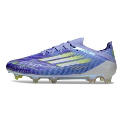 Adidas F50 Elite FG Voetbalschoenen Senior Paars Wit Geel